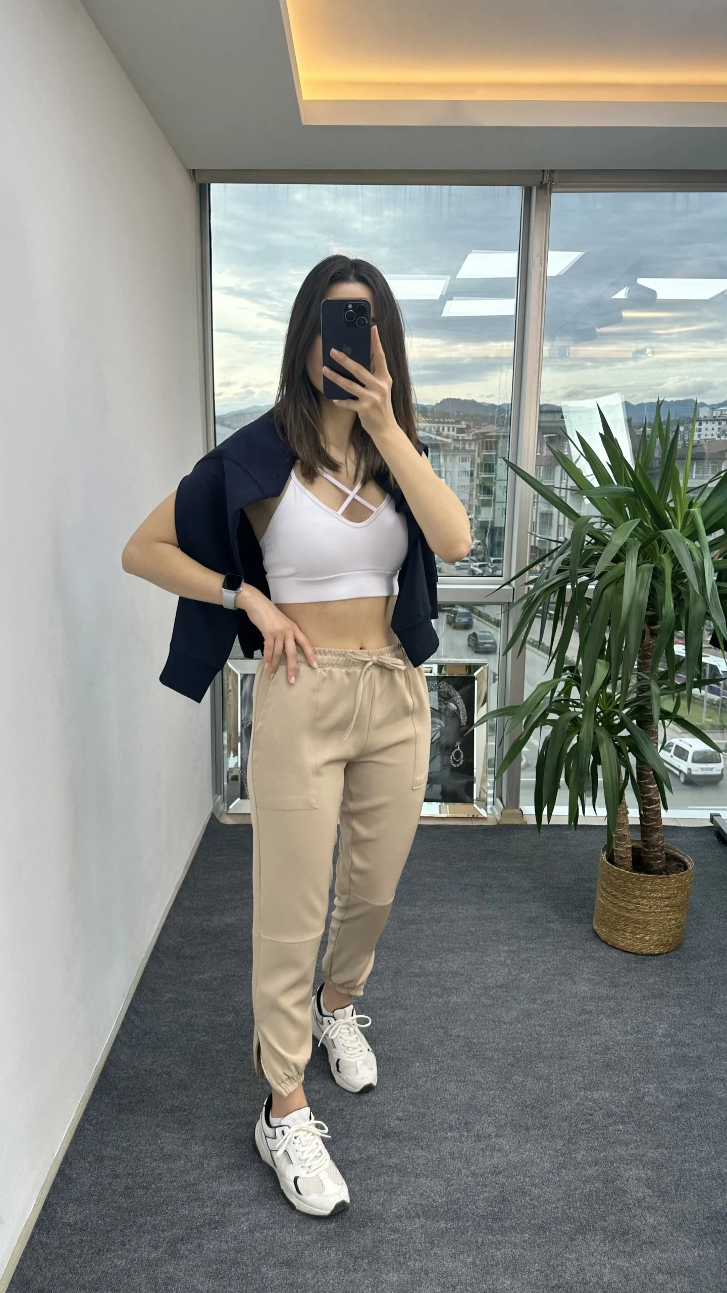 Vizon Paça Fermuarlı Eşofman Pantolon - Görsel 2