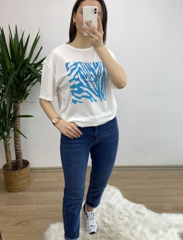 Joyful Mavi Tshirt