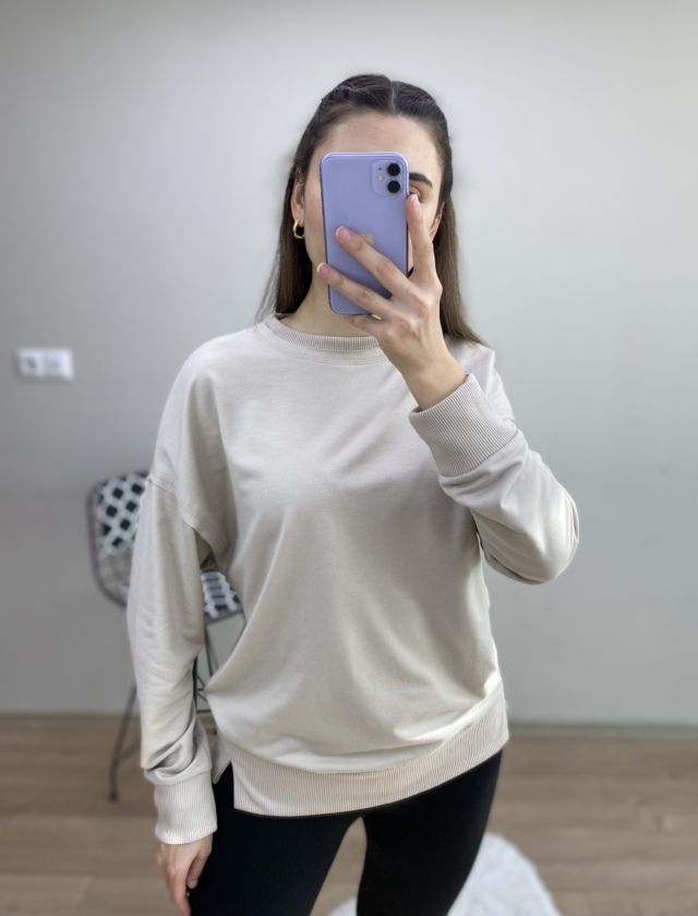 Taş Bisiklet Yaka Sweat