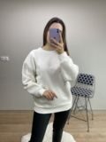 Beyaz Zincirli Tasarım Sweat