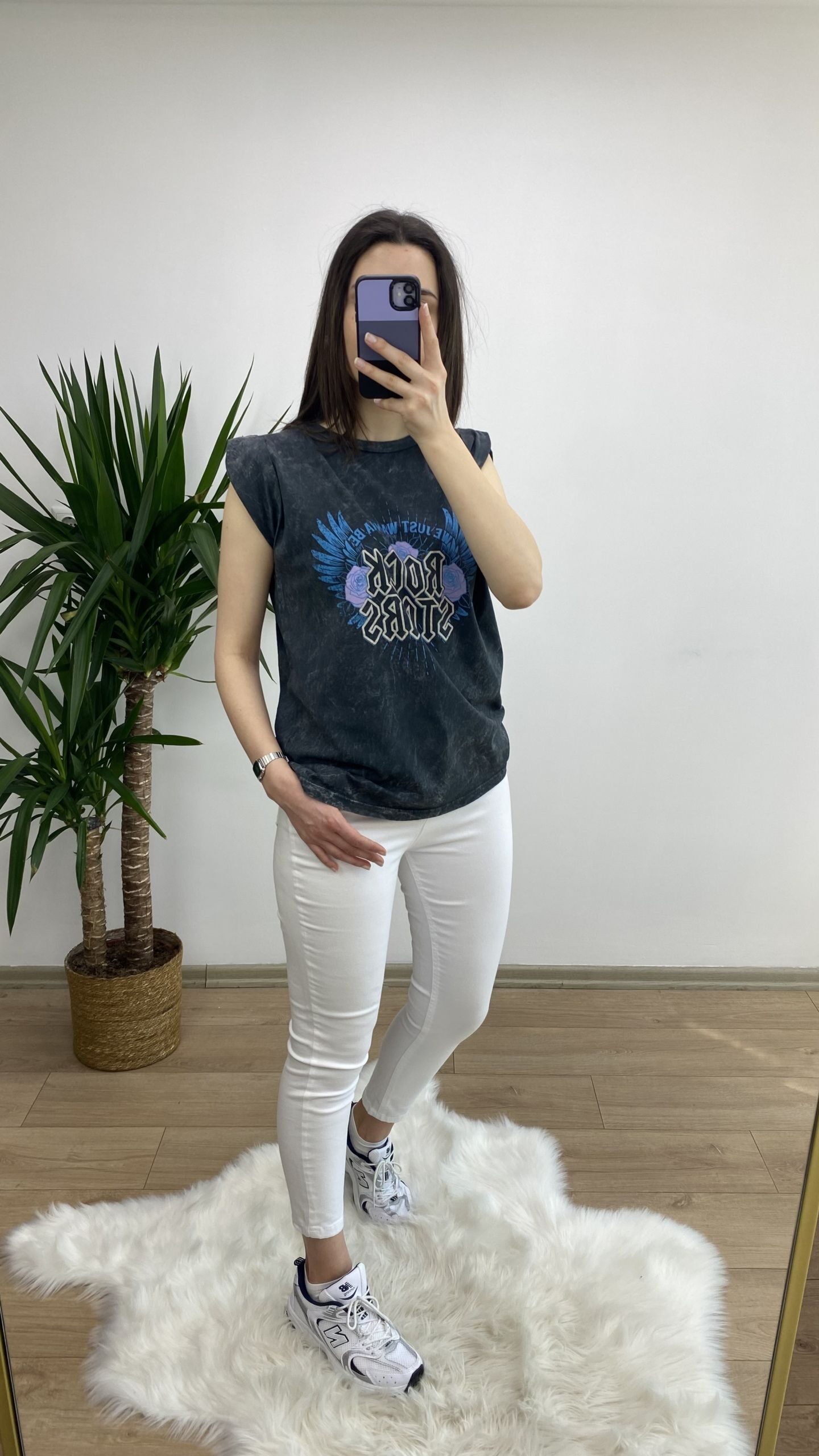 Rock Star Füme Tshirt