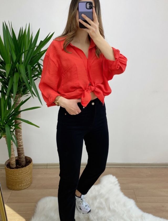 Siyah Zara Likralı Mom Jean