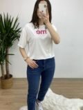 Fuşya “me” Baskılı Tshirt
