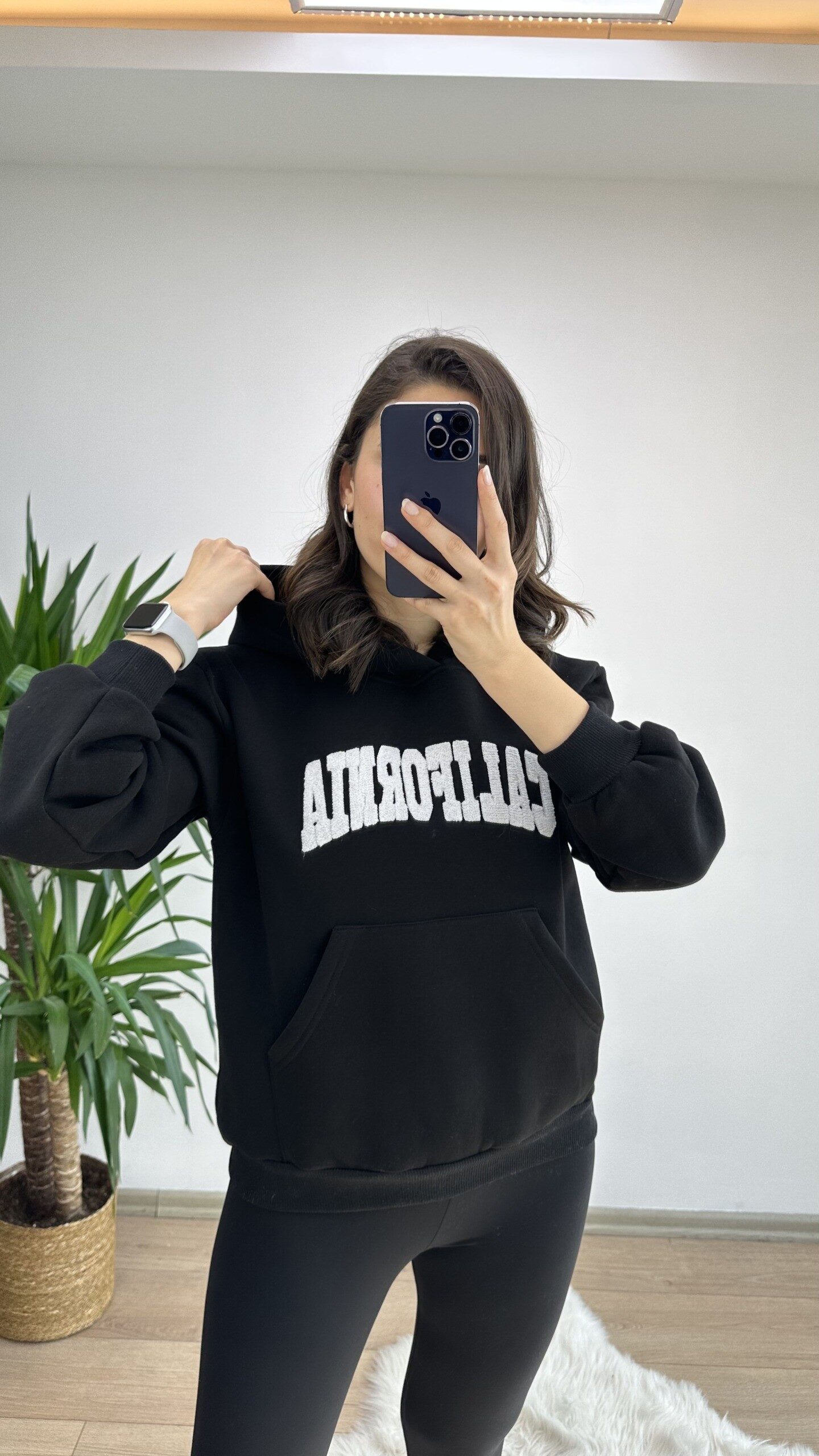 Mango CALİFORNİA Sweat—Siyah