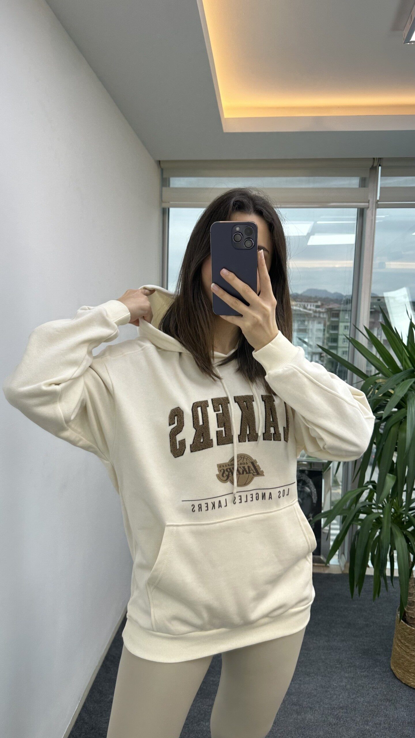 Ekru LAKERS Sweat - Görsel 2