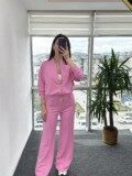 Pembe Premium Modal Kumaş Takım